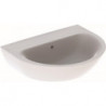 Lavabo Geberit RENOVA sans trou de robinetterieavec trop plein 600x480mm blanc
