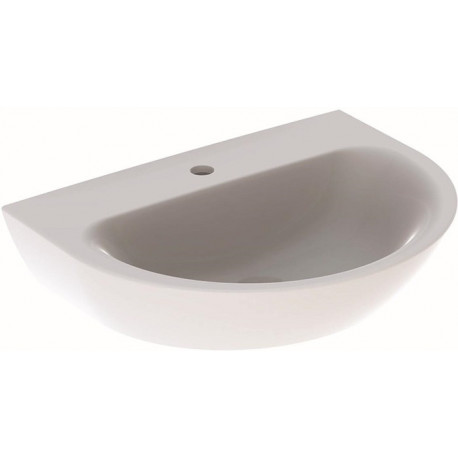 Lavabo Geberit RENOVA avec trou pour robinet sans trop plein 650x500mm blanc KT