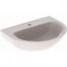 Lavabo Geberit RENOVA avec trou pour robinet sans trop plein 650x500mm blanc KT