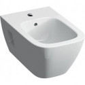 Bidet suspendu Geberit Renova Plan semi-caréné, T:54cm,Blanc