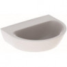 Lave-mains droite NOVA sans trou de robinetterie sans trop plein 450x360mm blanc KT