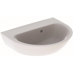 Lave-mains droite NOVA sans trou de robinetterieavec trop plein 500x400mm blanc