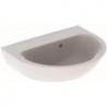 Lave-mains droite NOVA sans trou de robinetterieavec trop plein 500x400mm blanc