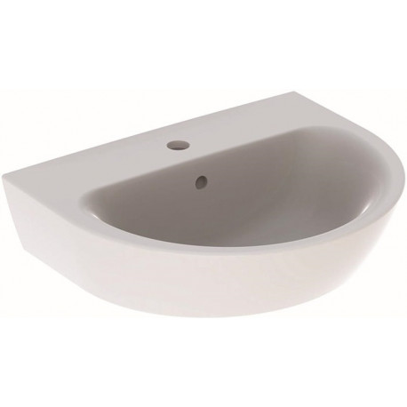 Lavabo Geberit RENOVA avec trou pour robinetavec trop plein 550x450mm blanc KT