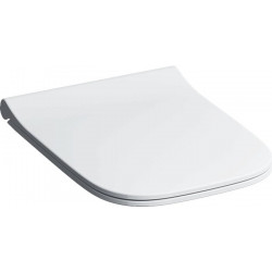 Siège de toilette Smyle Squadroiteétroit Design avec Descente automatique Quick Release