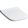Siège de toilette Smyle Squadroiteétroit Design avec Descente automatique Quick Release