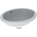 Lavabo sous plan VariForm oval 420x330mm sans trou de robinetterieavec trop plein blanc KT