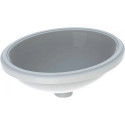 Lavabo sous plan VariForm oval 420x330mm sans trou de robinetterie sans trop plein blanc KT