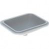Lavabo sous plan VariForm rectangulaire 450x350mm sans trou de robinetterie sans trop plein blanc KT