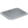 Lavabo sous plan VariForm rectangulaire 500x400mm sans trou de robinetterieavec trop plein blanc KT