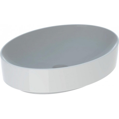 Lavabo VariForm oval 550x400mm sans trou de robinetterie sans trop plein blanc KT
