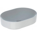 Lavabo VariForm elliptique 550x400mm sans trou de robinetterie sans trop plein blanc KT