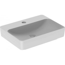 Lavabo VariForm rectangulaire 600x450mm avec trou pour robinet sans trop plein blanc KT