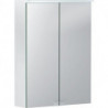 Armoire de toilette basique avec éclairage. deux portes. 50x67.5x14cm