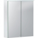 Armoire de toilette basique avec éclairage. deux portes. 55x67.5x14cm