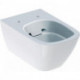 WC suspendu Smyle Square forme fermée, Rimfree