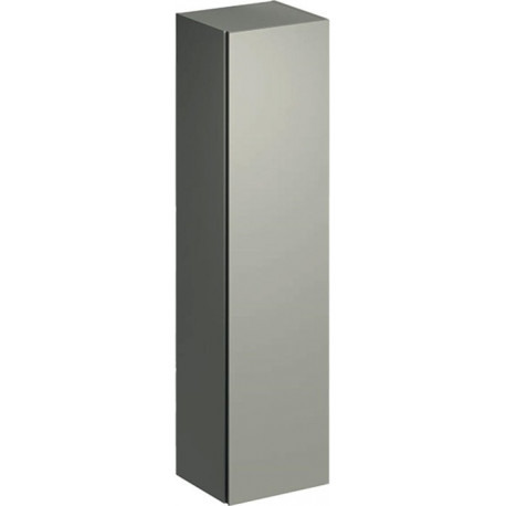 Colonne haute Geberit Xeno²avec une porte et miroir intérieur: Largeur 40cm, Hauteur 170cm, Profondeur 35.1cm, Greige / Laqué mat
