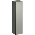 Colonne haute Geberit Xeno²avec une porte et miroir intérieur: Largeur 40cm, Hauteur 170cm, Profondeur 35.1cm, Greige / Laqué mat