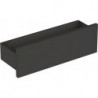 Etagère murale Geberit Smyle Square: Largeur 45cm, Hauteur 14.8cm, Profondeur 15cm, gris velouté / thermopoudré mat, gris velouté / laqué mat