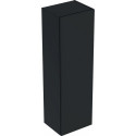 Colonne mi-haute Geberit Smyle Squareavec une porte: Largeur 36cm, Hauteur 118cm, Profondeur 29.9cm, Gris velouté / Laqué mat