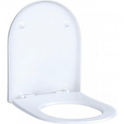 Abattant WC Slim ACANTO avec couvercle, enveloppant, antibactérien, blanc-alpin GEBERIT
