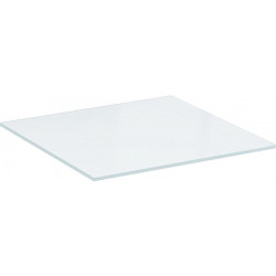 Tablette en verre Geberit Xeno²: Largeur 45cm, Hauteur 0.8cm, Profondeur 45cm