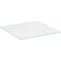 Tablette en verre Geberit Xeno²: Largeur 45cm, Hauteur 0.8cm, Profondeur 45cm