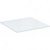 Tablette en verre Geberit Xeno²: Largeur 45cm, Hauteur 0.8cm, Profondeur 45cm