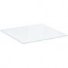 Tablette en verre Geberit Xeno²: Largeur 58cm, Hauteur 0.8cm, Profondeur 45cm
