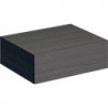 Meuble latéral bas Geberit Xeno²avec un tiroir: Largeur 58cm, Hauteur 20cm, Profondeur 46.2cm, Gris scultura / Mélamine structuré bois