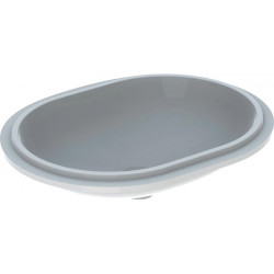 Lavabo sous plan VariForm elliptique, 550x400mm sans trou de robinetterie sans trop plein we