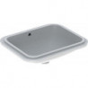 Lavabo sous plan VariForm rectangulaire 450x350mm sans trou de robinetterieavec trop plein we