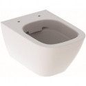WC suspendu à fond creux SMYLE Square raccourci fermé Form Rimfree we