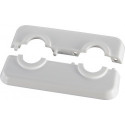 ROSACE EN PLASTIQUE ENTRAXE 50 mm DIAM. 16 mm