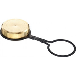 BOUCHONavec JOINT PLAT ET ANNEAU DE FIXATION DN25, 1 1/4F