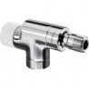 CORPS DE ROBINET EQUERRE INVERSE SERIE E 1/2BLANC