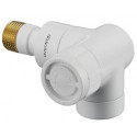 CORPS DE ROBINET SERIE E ANGLE DROIT 1/2BLANC