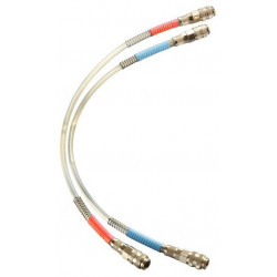 JEU DE FLEXIBLES ( ROUGE ET BLEU ) POUR OV-DMC 2L: 0,5 m