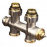MULTIBLOCK T DROIT 1/2x 3/4M MONOTUBE/BITUBE