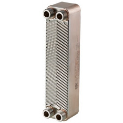 ECHANGEUR A PLAQUES POURREGUDIS W-HTU , 12 l/min, SOUDE Cu