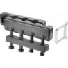 BLOC REPART. COMPACT ACIER, DN25, 5 CIRCUITS