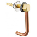 COUDE RALLONGEavec CONTRE-ECROU, POUR TUYAUX 4 ET 6 mm