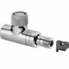 ROBINET DROIT SERIE EQ, DN 15 F, M30x1,5, BLANC PULVERISE