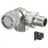 Vanne thermostatique série AQ M 30 x 1,5, angle coudé DN 15, OVENTROP à gauche