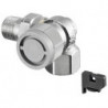 Vanne thermostatique série AQ M 30 x 1,5, angle coudé DN 15, droite OVENTROP