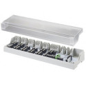 BORNIER 6 ZONES POUR THERMOSTATS AMB. ET MOTEURS 24V/230V
