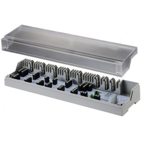 BORNIER 10 ZONES POUR THERMOSTATS AMBIANCE ET MOTEURS 230V
