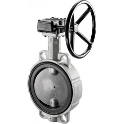 VANNE PAPILLON A REDUCTEUR VOLANT DN 200