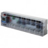 PLAQUE A BORNES (10 ZONES DE REGL.) P/THERM. AMB. + MOT. 230V