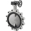 VANNE PAPILLON A REDUCTEUR VOLANT DN600
